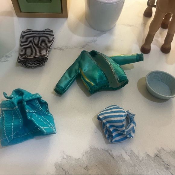 Barbie Doll Dollhouse Furniture Clothes Bundle - Picture 2 of 6